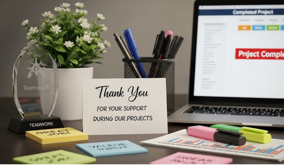Thank You For Support During Projects