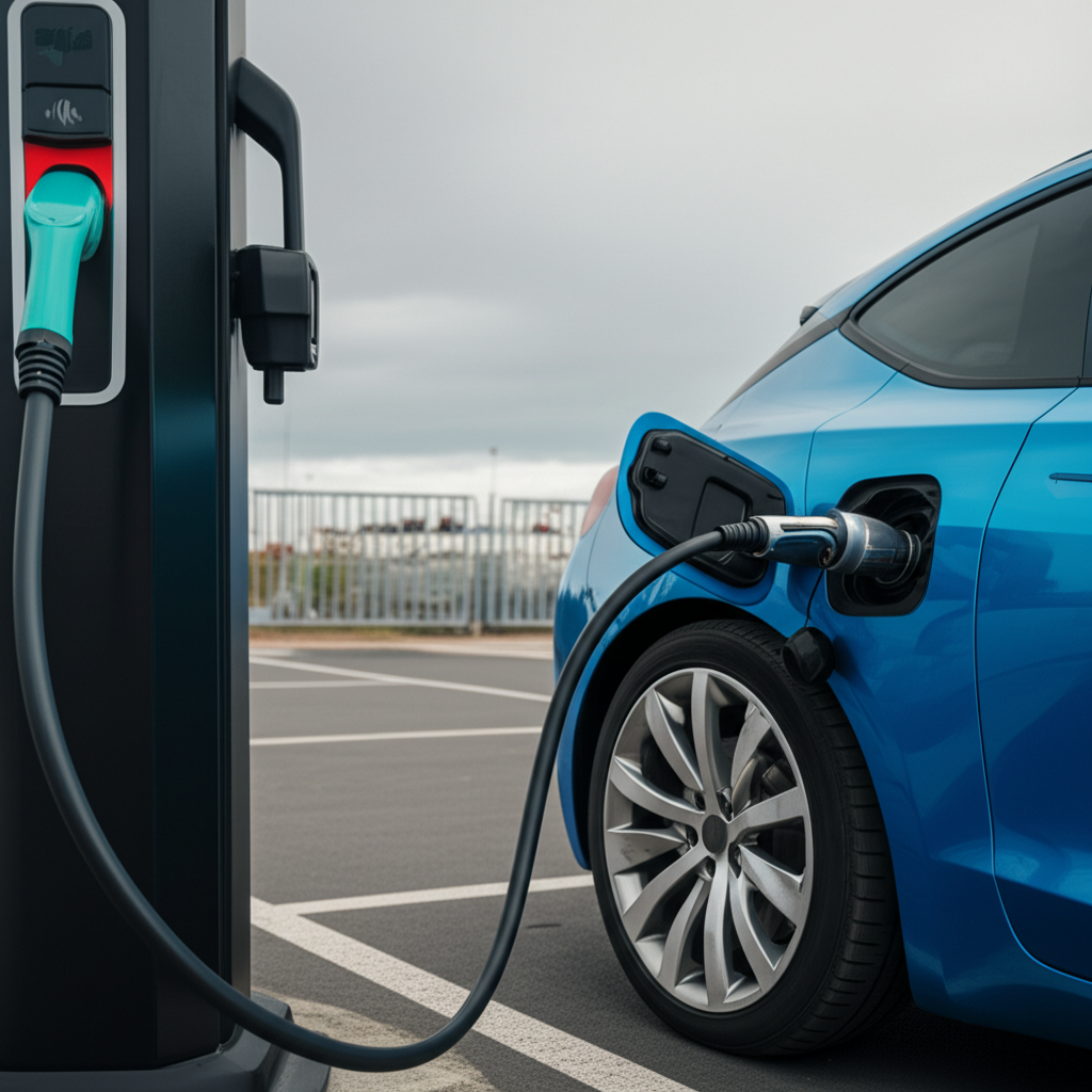 Generate a high-quality, relevant image prompt for an article about: Electric Vehicle Disadvantages: