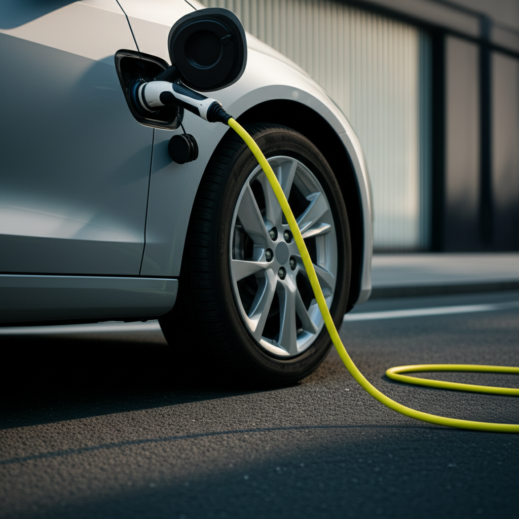 Generate a high-quality, relevant image prompt for an article about: Electric Vehicle Disadvantages: