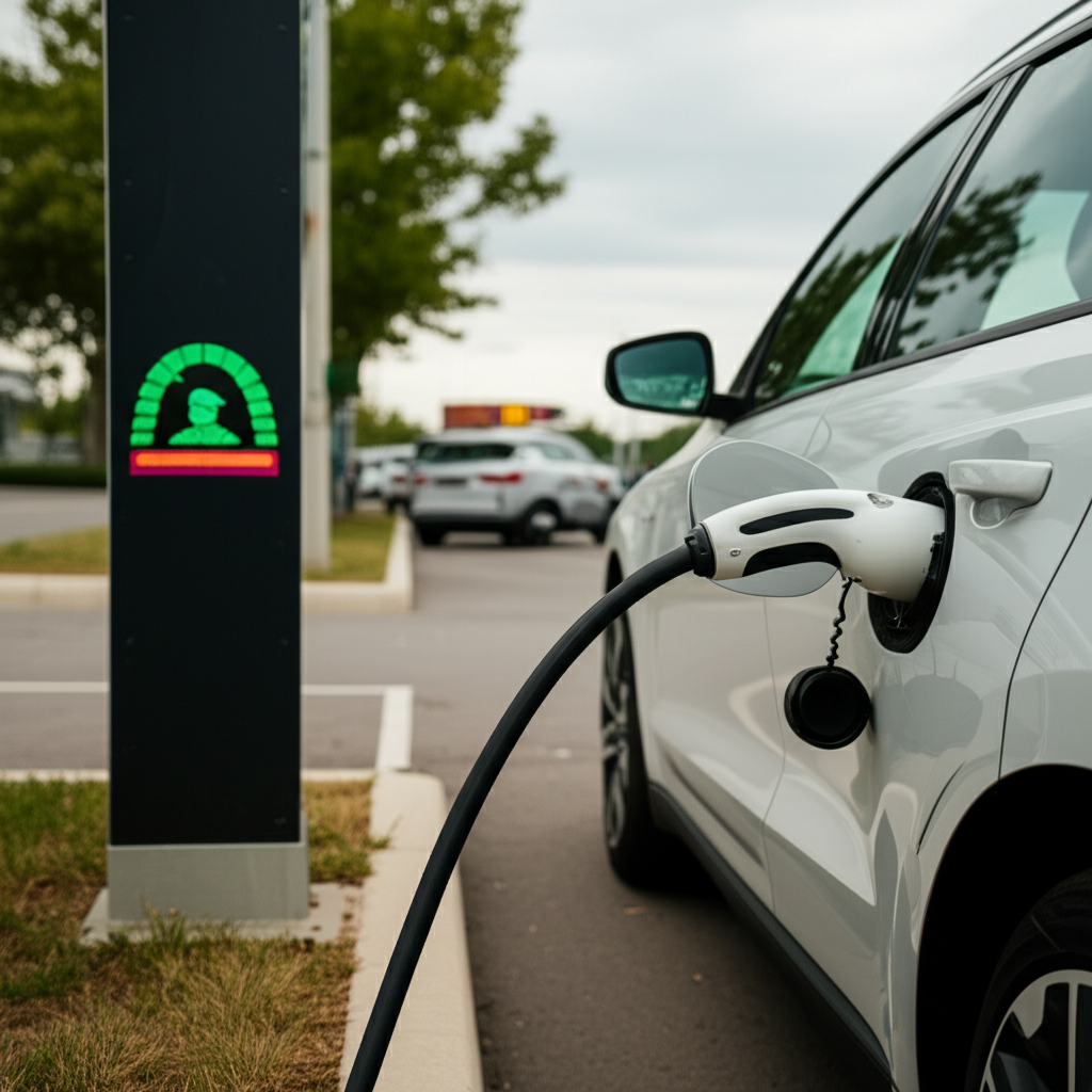 Generate a high-quality, relevant image prompt for an article about: Electric Vehicle Disadvantages: