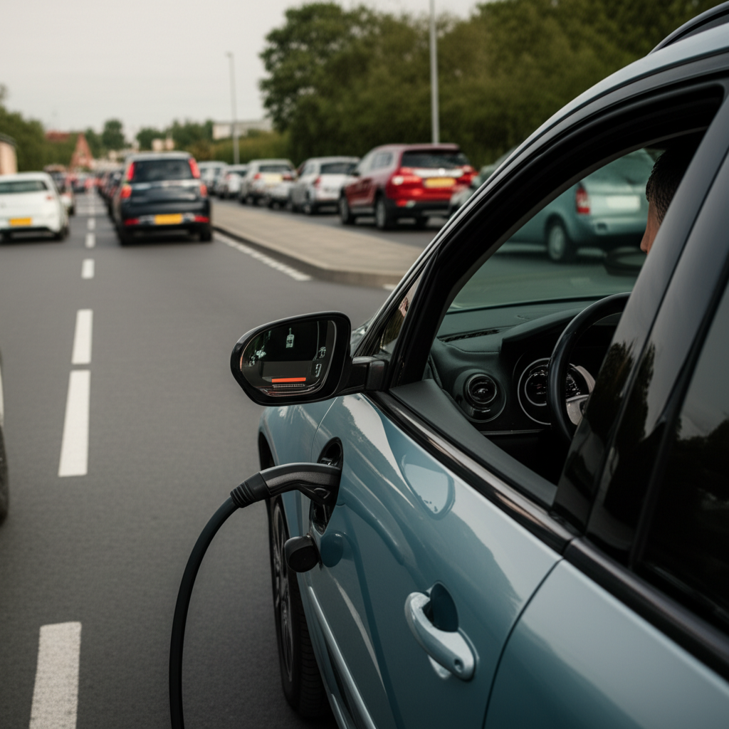 Generate a high-quality, relevant image prompt for an article about: Why EVs Are Bad: Essential Trut