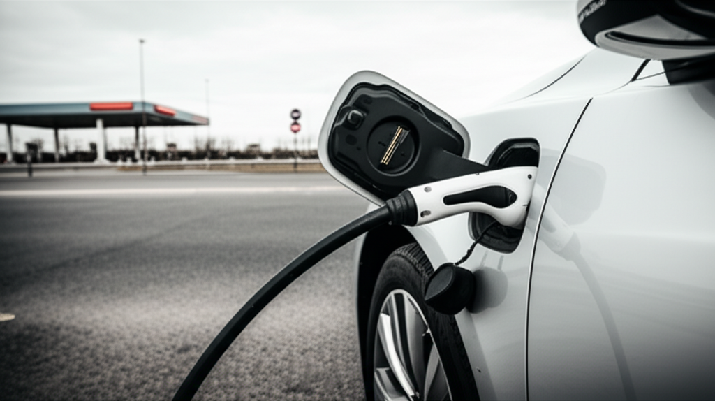 Generate a high-quality, relevant image prompt for an article about: Why EVs Are Bad: Essential Trut